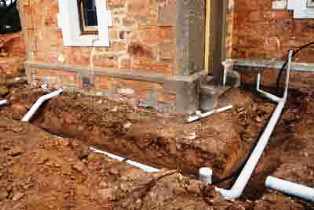 outside drainage Ewell